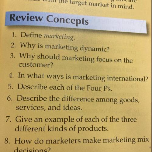 4-8 is needed this is chapter 1 review from marketing dynamics