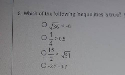 7. Which of the following is not a rational number? O V100 3 o 00w 8 O 0 -0.135​