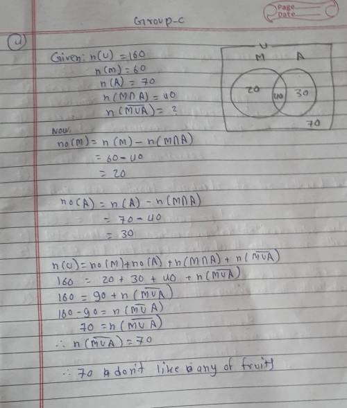 Solved it fast in 10 min This is my exam paper so that solved it fast​