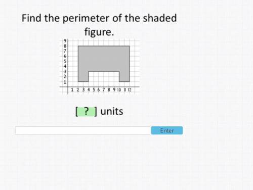 Need Help Find the perimeter of the shaded figure.