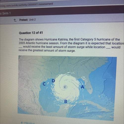 The diagram shows Hurricane Katrina the first category 5 hurricane of the 2005 Atlantic hurricane s
