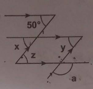Find the sizes of unknown angles​