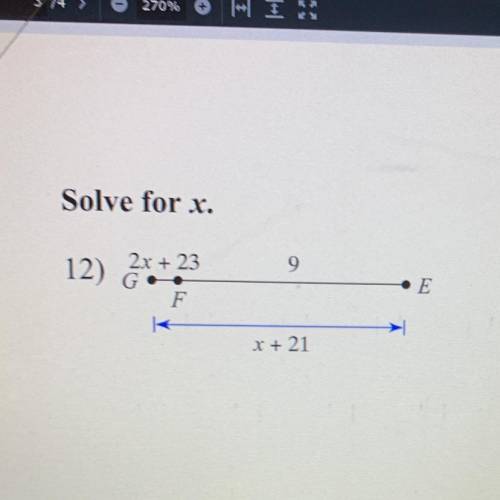 Can someone please solve for x