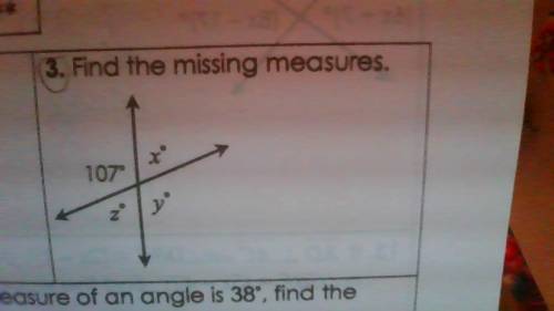 Find the missing measures.