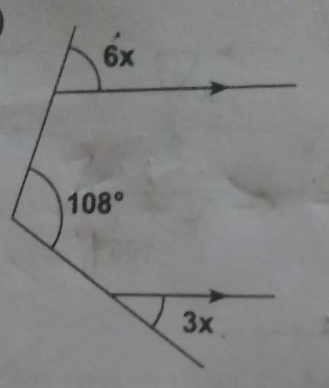 Find the values of unknown angle​