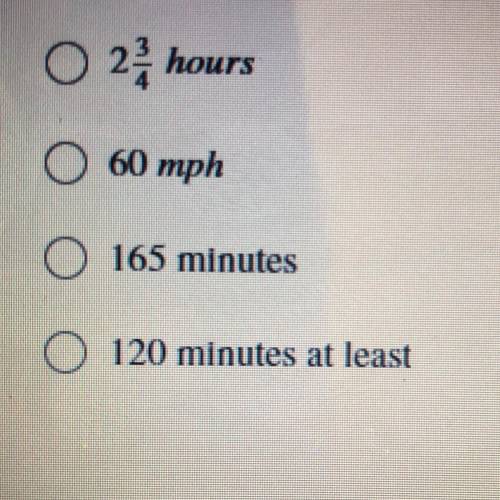 If your car is traveling 60 miles per hour on the 99, determine how many minutes it takes to travel