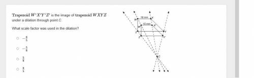 PLSSSSSSSSS HELPPPPPPPPPPP

Trapezoid W′X′Y′Z′ is the image of trapezoid WXYZ under a dilation thr