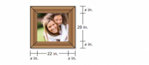 Pretty please help me :(((

Write a polynomial that represents the combined area of the photo and