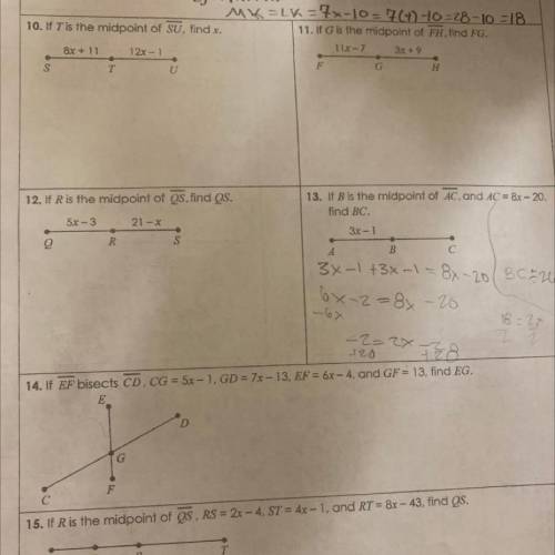 Help.? geometry basics homework 2: segment addition postulate