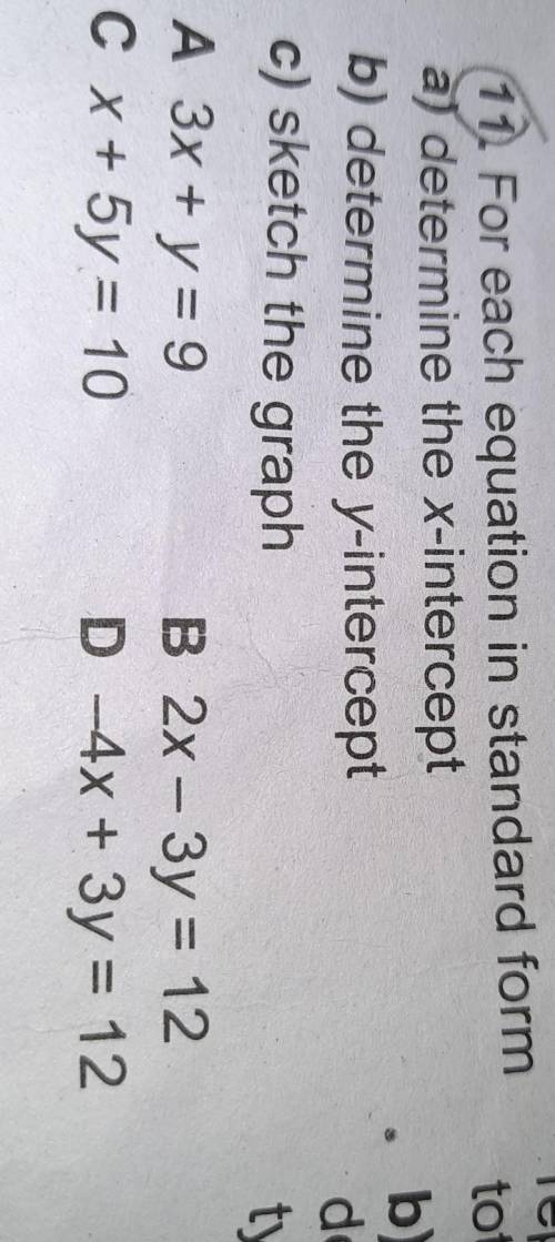 Question 11 only No need for question 11 A​