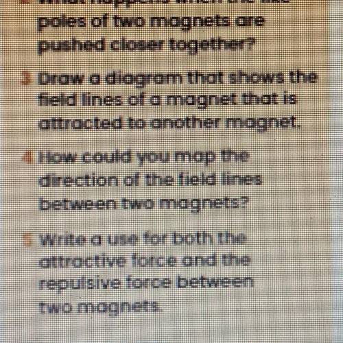 Please answer both question 3 and 5 simple answers are good enough