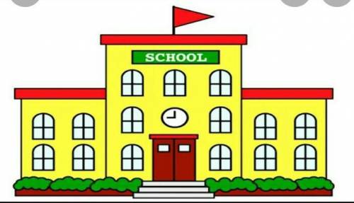 Can you tell me how to draw a school.Please