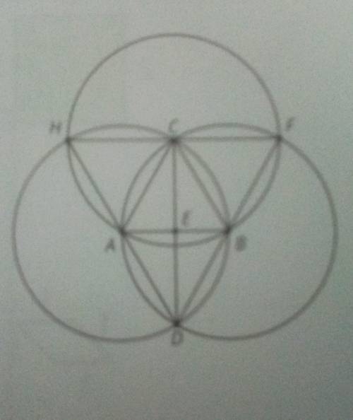 A b and c or centers of three circles. select all the segments that are congruent to ab.

HFHACECD