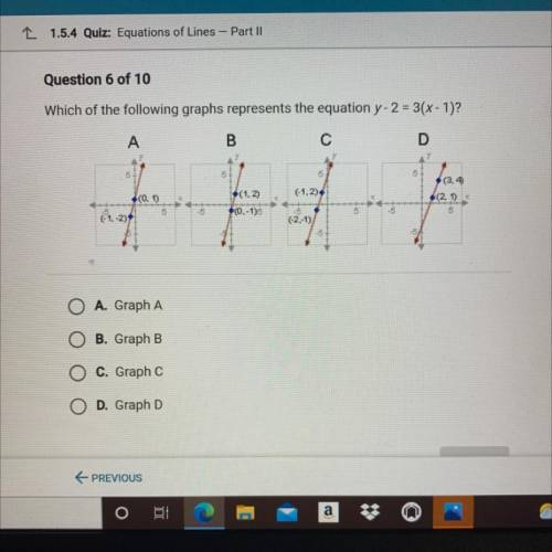 What graph would be correct?