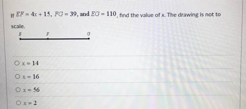 Please help, find the value of x!!