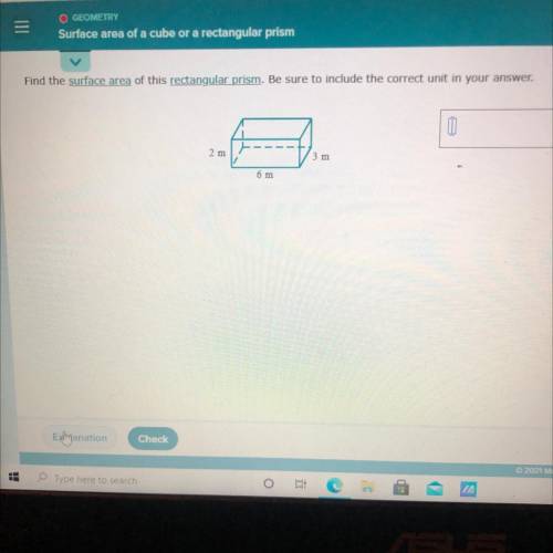 Find the surface area of this rectangular prism. Be sure to include the correct unit in your answer