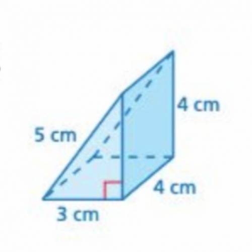 Easy question but little confusing so help find the surface area of the prism