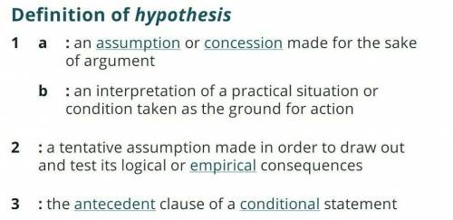 2. Differentiate between a hypothesis, a
theory, and a law