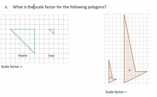 Does anyone know how to work with scaled factors then helppppp
the question is in the photo