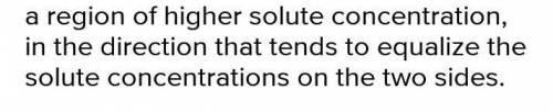 Define the term osmosis?