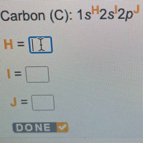 Carbon (C): 1s_2s_2p_