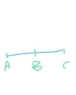 B is between A and C. AB = 3x + 1, BC = 2x, and AC = 21. Find X.