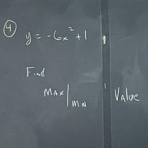 Find max and min value