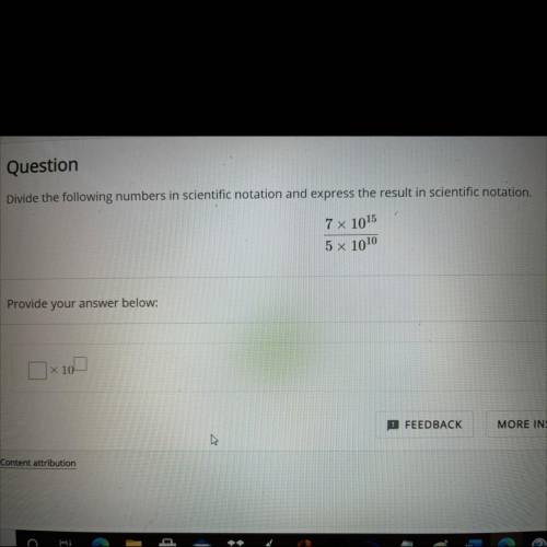 The results in scientific notation!?