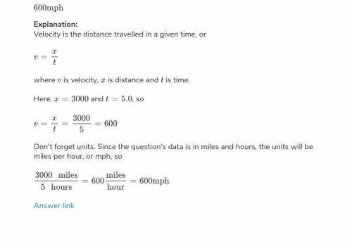 PLEASE! HeLP!What is the speed of a plane that travel 3,000 m from New York to California and 5 hour