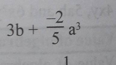 Calculate the numerical value for the following algebraic expressions when a = 1 and b= 2

solve w