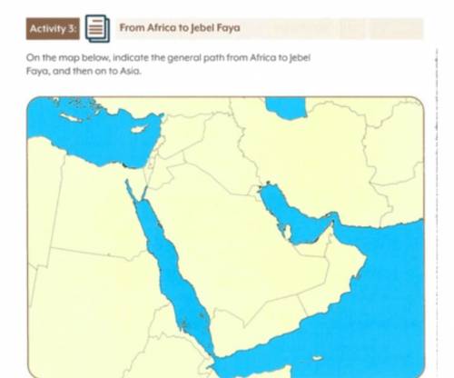 General path from america to jebel faya and asia