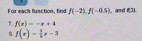 I need to clarify the question. it's for 8. just put -2 where x is, right?​