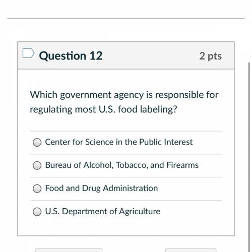 Which government agency is responsible for regulating most U.S. food labeling?