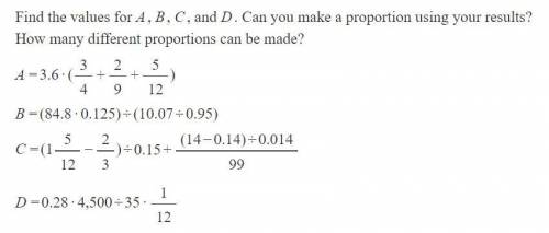 PLEASE HELP ASAP
Find the values for A,B,C, and D