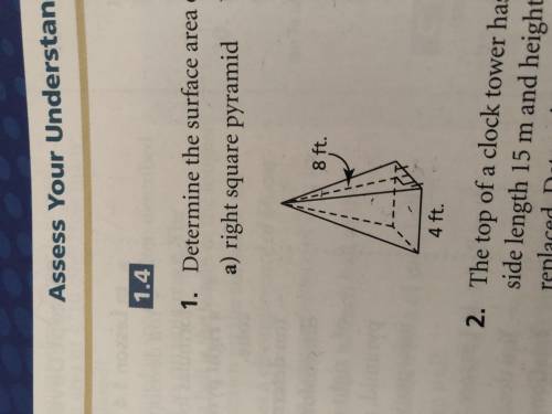 CAN SOMEONE TELL ME WHAT I DID WRONG IN THIS QUESTION. THE ANSWER SAYS ITS 80ft^2. PLS TELL ME HOW