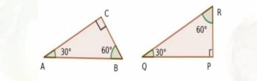 Help me!

In the figure angles of ∠ABC and ∠PQR are equal.a) Would their sides also be equal?b) Wh