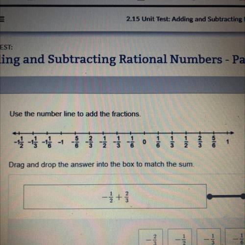 Use the number line to add the fractions
I need help?