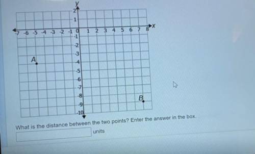 What is the the distance between the two points?