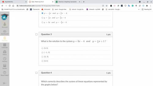 How do you solve question 3