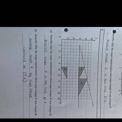 What is the scale factor for triangle P to R