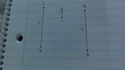 The segment shown below could form a triangle True or false ? please help me
