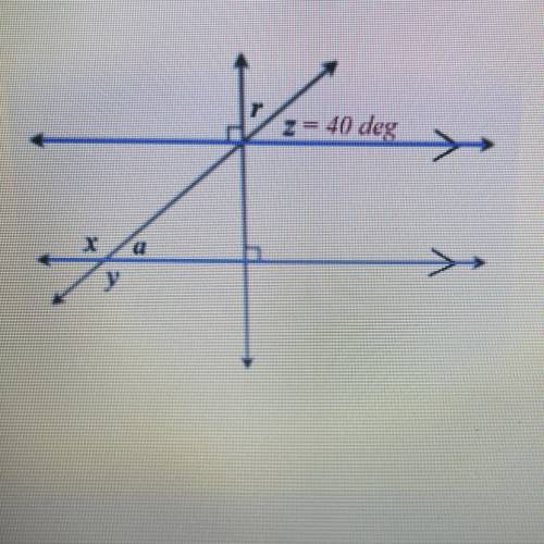 Write the measure of each missing angle