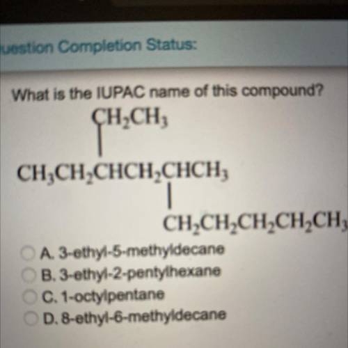 What is the IUPAC name of this compound?

CH2CH3
CH_CH;
,
CH3CH2CHCH,CHCH;
OOO
CH2CH2CH2CH2CH3
A.