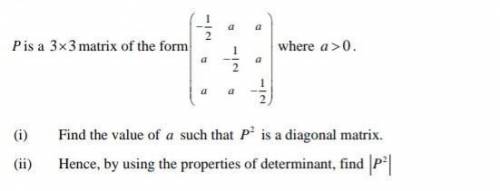 Hence, by using the properties of determinant, find |P^2|