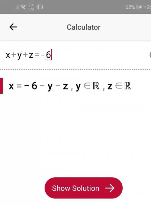 -x+2y — 5z = -17
x+y+z = -6
3х - у - z = -6
Systems of equations using substitution
