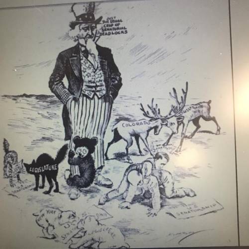 Analyze and describe the cartoon titled:

Just the Usual Crop of Senatorial Deadlocks,
2/4/1911