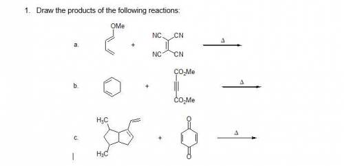 These reactants are undergoing a Diels-Alder reaction, what are the products?