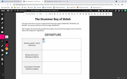 This story “The Drummer Boy of Shiloh” is on Spring Board I really wanna finish this assignment rig