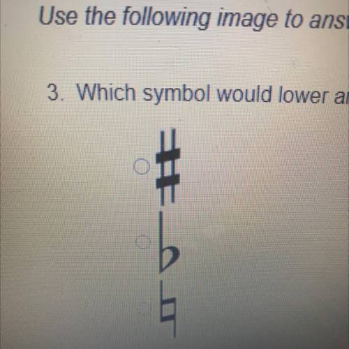 Which symbol would lower an E by a half step?