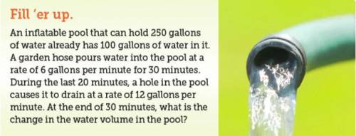 If the hose continues to pour into the pool and water continues to drain from the hole, will the po